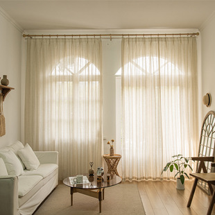 Japanese-style cross-border window screen living room bedroom balcony restaurant Amazon finished window screen transparent curtain factory wholesale