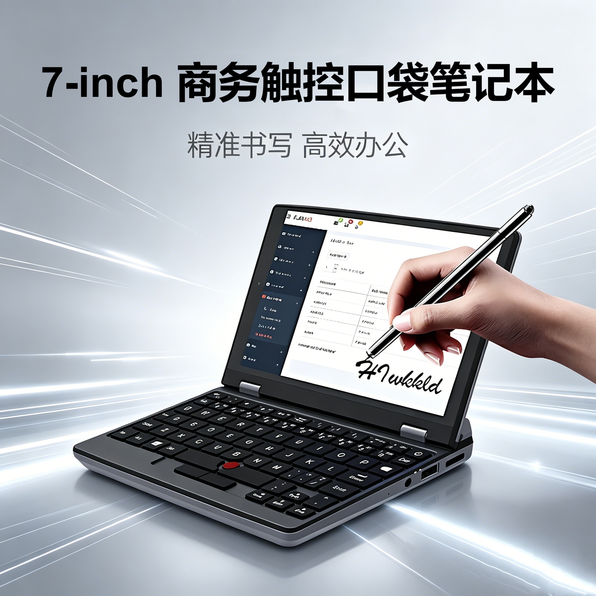 New 7inch Touchscreen N95 Compact Portable Mini Laptop Office Design...