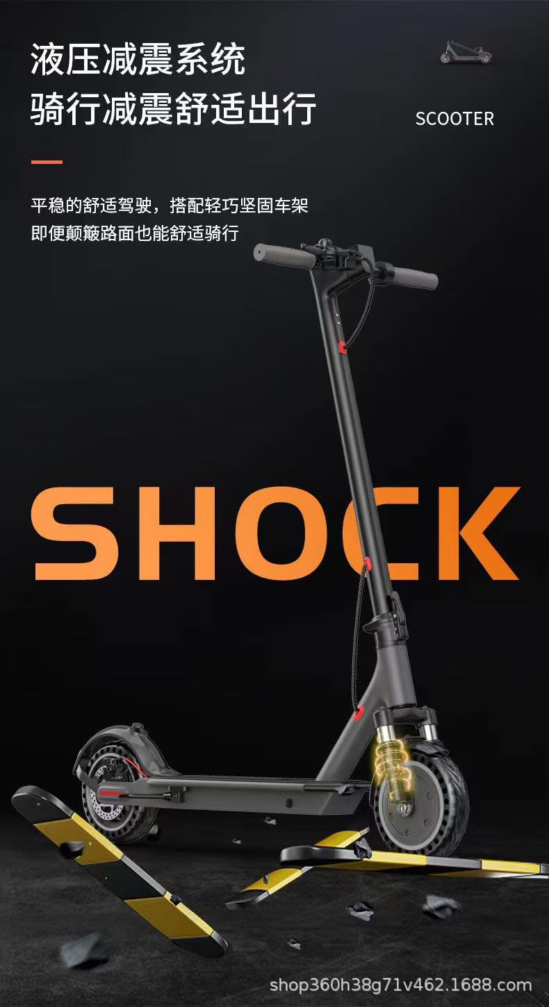 Adult Electric Scooter Lithium Battery M365/Pro Honeycomb Tire Foldable Two-Wheel Mobility Scooter
