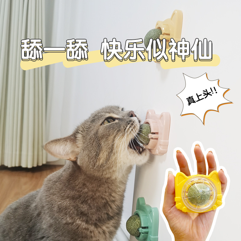 고양이 장난감 핥기 음악 회전 Catnip 공 고양이 장난감 어금니 청소 치아 씹는 장난감 애완 동물 용품