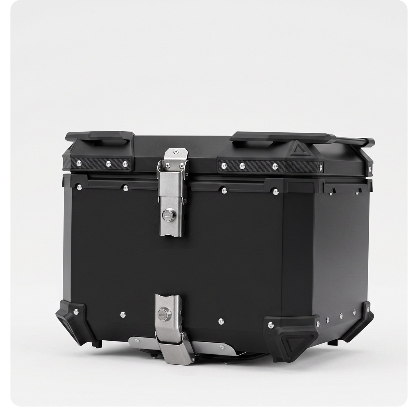 New aluminum alloy tail box, large capacity, waterproof, anti-theft, universal for electric vehicles, quick-release rear trunk