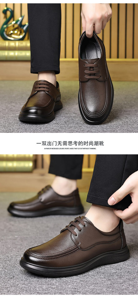 Giày lười nam da lộn mềm đế êm chống mài mòn, gót thấp 1-3 cm — CS9561 màu nâu, CS9561 màu đen chi tiết 15