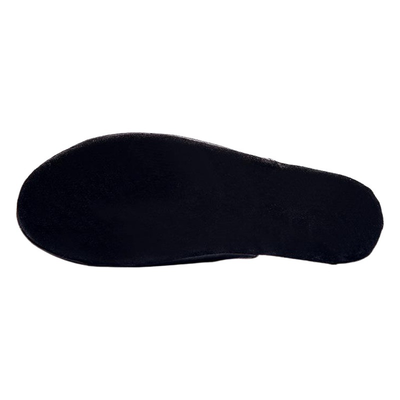 Lambskin Portable Genuine Leather Slippers, Lightweight Airplane Business Trip Home Non-Slip Soft Bottom Couple Foldableing Floor Mop