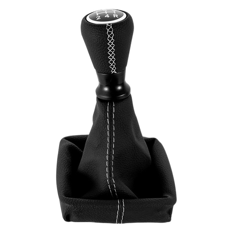 Aplicable a Peugeot 206 / 406 auto modificación cubierta de polvo cambio de engranaje juego de bola de mano de engranaje mango cubierta de palo de onda