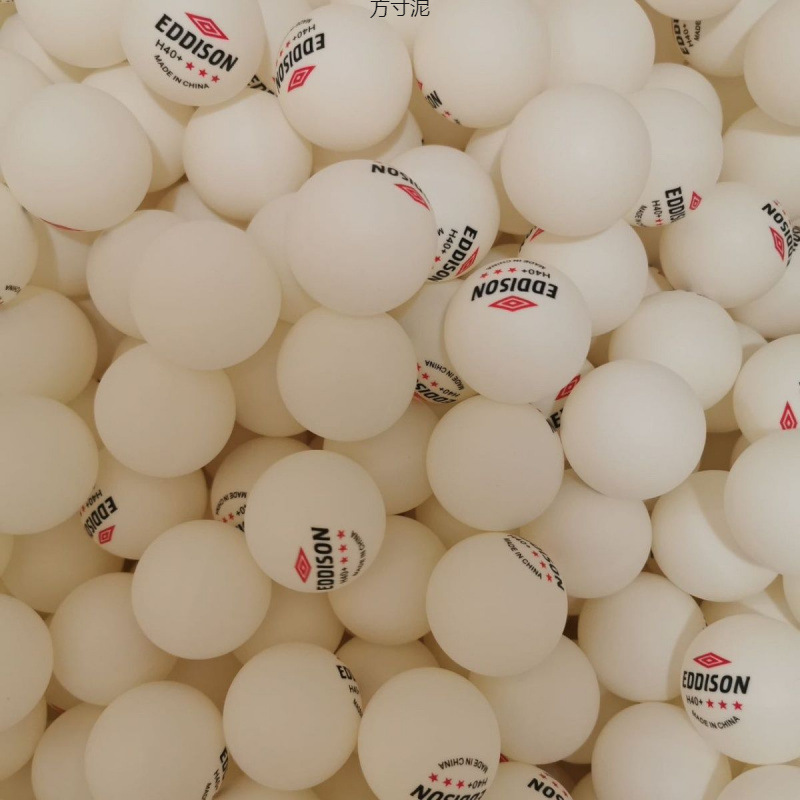 Table Tennis Wholesale 100 Pieces Free Shipping New Material High Elasticity Professional Training Durable Competition Special Ball Factory