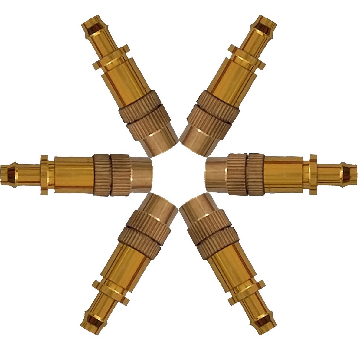 雾化铜喷头花园盆栽灌溉喷头降温除尘喷洒器浇花洒水器园林工具