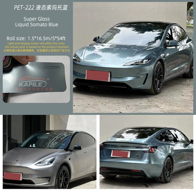 Auto Color Change Film: Flash Purple Wholesale, Premium Dazzling - liquid-somato-blue-15217m