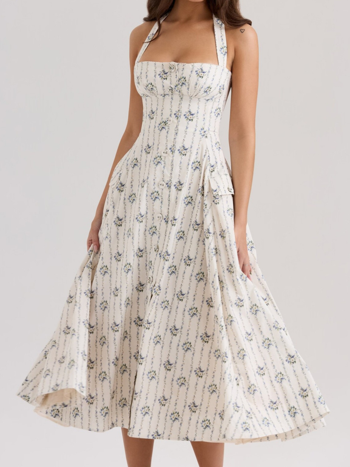 Elegant design summer long skirt