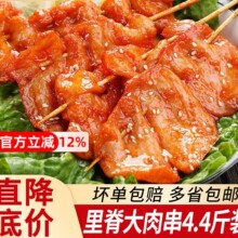 里脊肉炸串鸡柳烧烤食材肉串早餐半成品鸡肉串家用里脊肉片商用批