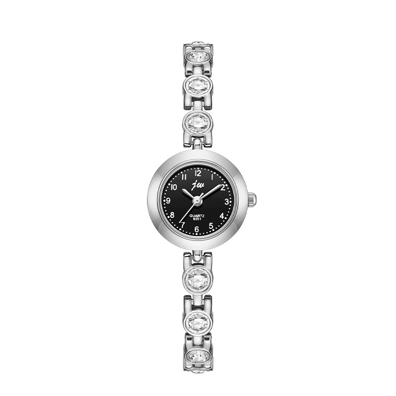 Sophisticated fashionable bracelet, small quartz watch, light luxury style