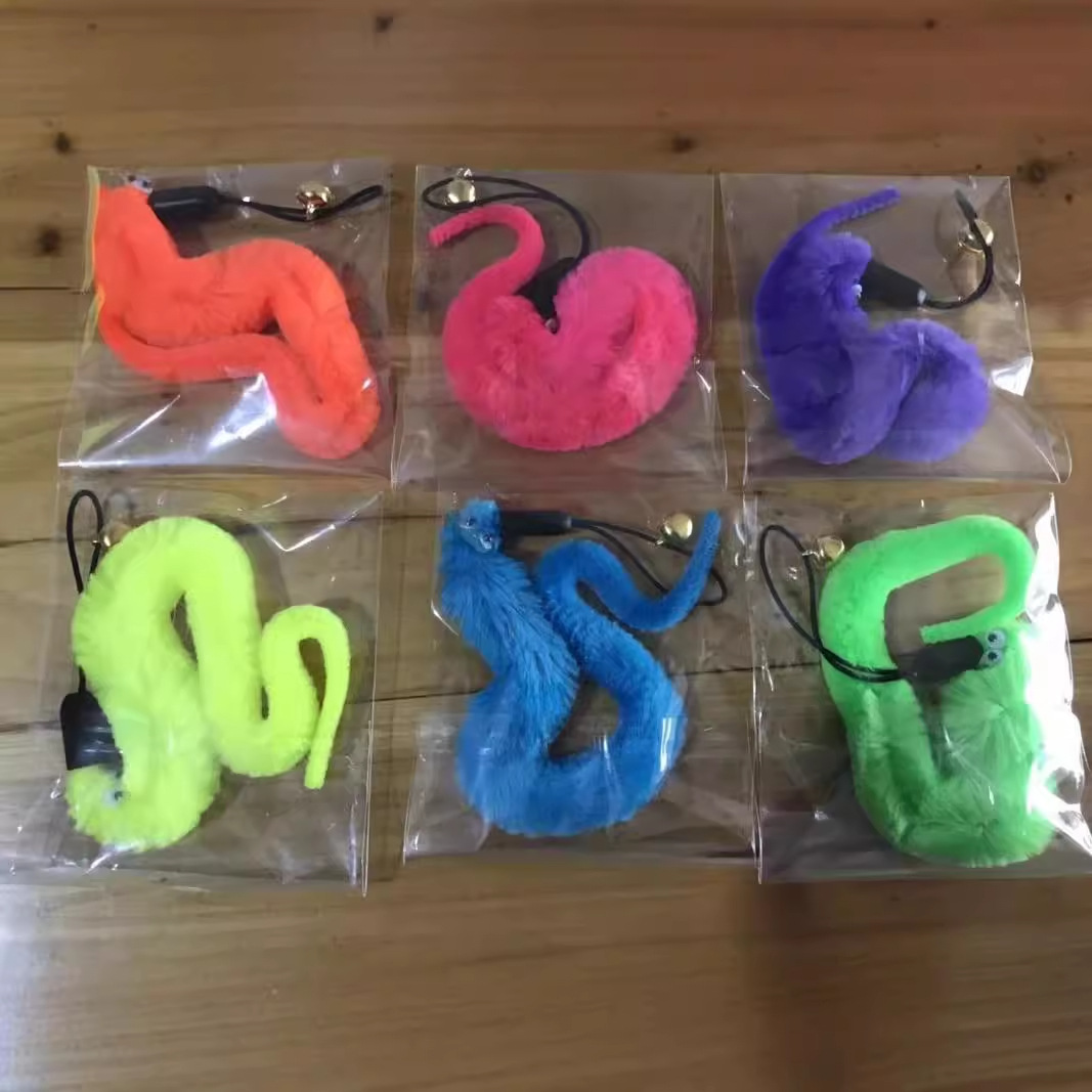 Magia Caterpillar gato boom reemplazo cabeza mascota juguete oruga divertido gato palo reemplazo cabeza magia gusano