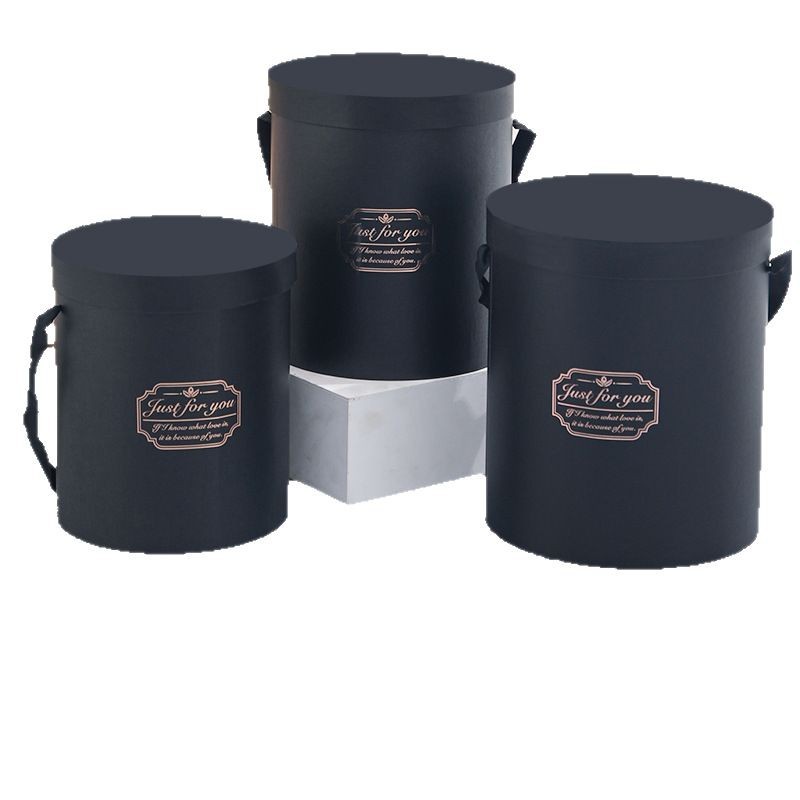 Embalaje de ramo transfronterizo, barril de abrazo, caja de flores portátil impermeable gruesa, material de embalaje de flores, floristería, barril de abrazo floral