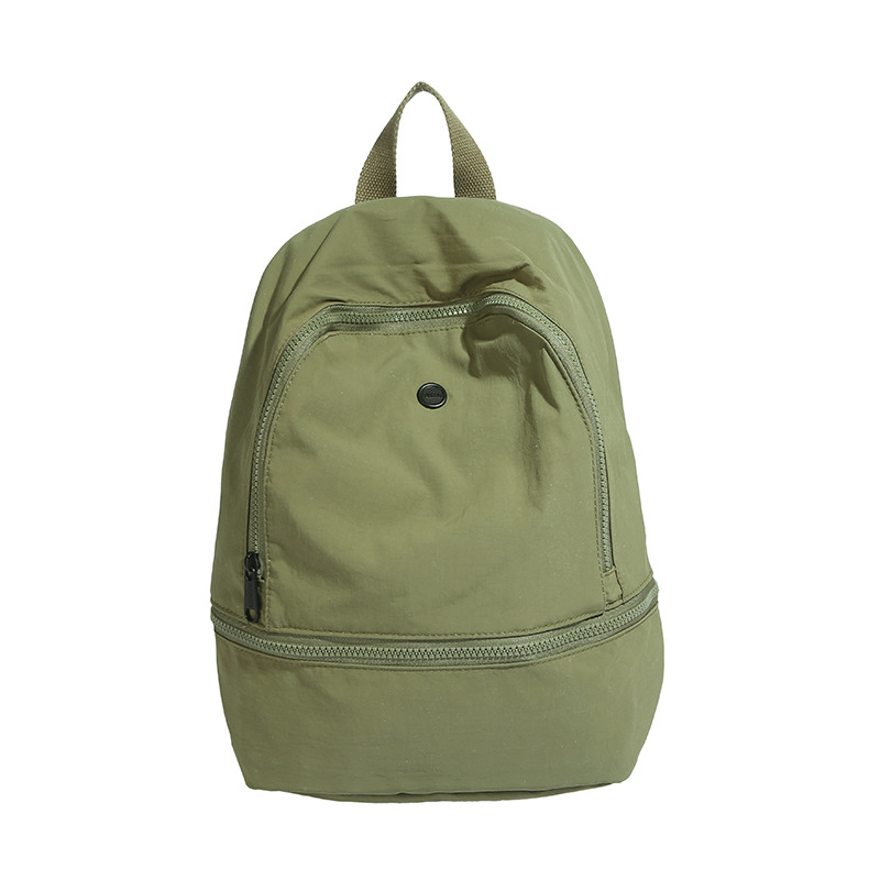 2025 nueva mochila para niños, color sólido simple, mochila de gran capacidad para niños y niñas