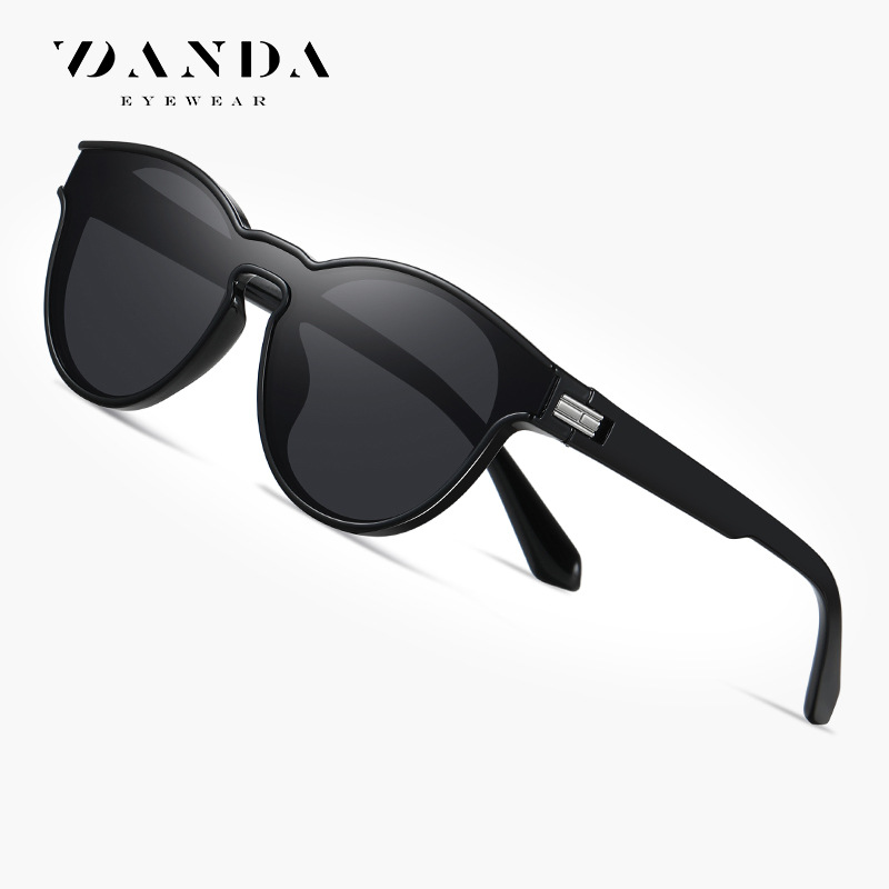 Directo de fábrica gafas de sol polarizadas TR7545 moda colorido ultra-ligero de una sola pieza gafas de sol de conducción