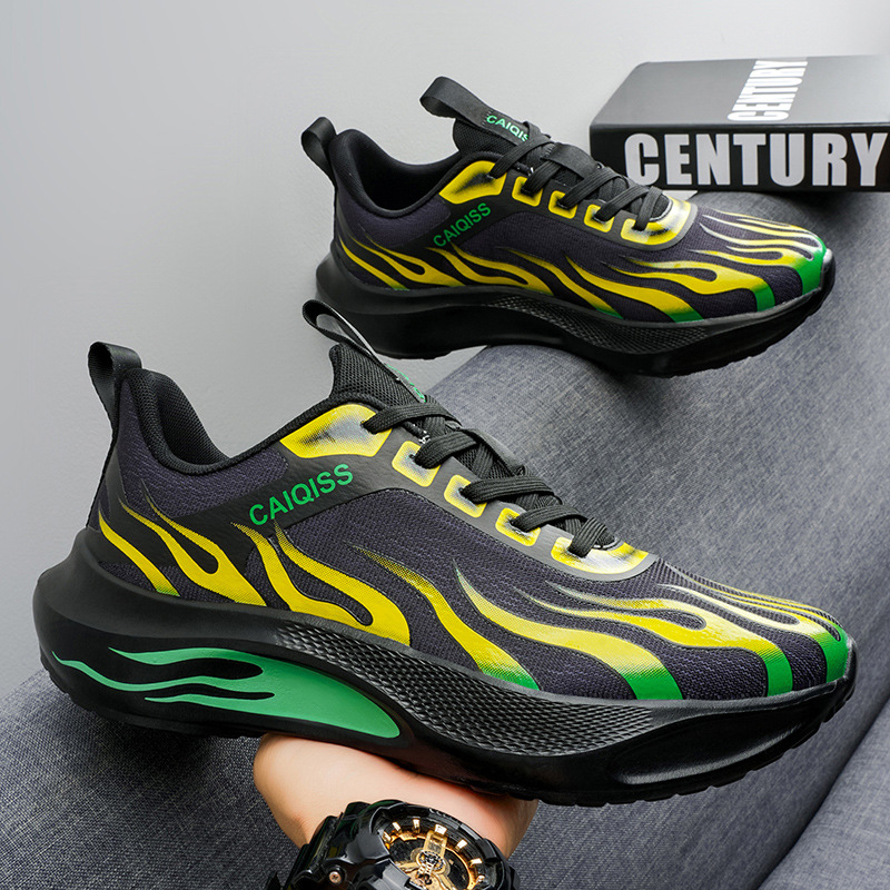 Cross-Border Outdoor Leisure Men's Breathable Running Shoes Autumn Sports New Carbon Plate Youth Running Shoes
