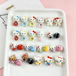 �Ͻ��ɫӡˢ��ͨ���Kitty؈���Ӳ���ȭ��С؈�������� DIY���