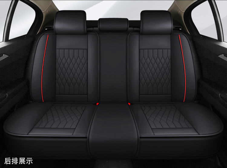 Leather Car Seat Cushions for Five Seats, Cross-Border Export Manufacturers, Four-Season Suitable Car Supplies Seat Cushions, Seat Covers Wholesale