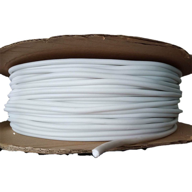 Высокотемпературная силиконовая вспененная круглая Экструзионная лента из резины и пластика, герметизирующая клейкая лента специальной формы, пенопластовая лента с мелкими отверстиями разных диаметров в наличии