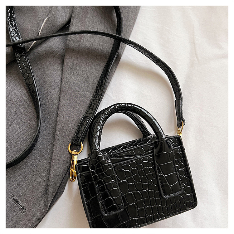 Crossbody Shoulder Bag With Crocodile Pattern For Women_voghion.com