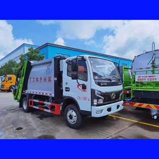 物业部门环卫公司垃圾清运车  东风小多利卡压缩式垃圾车 运输车