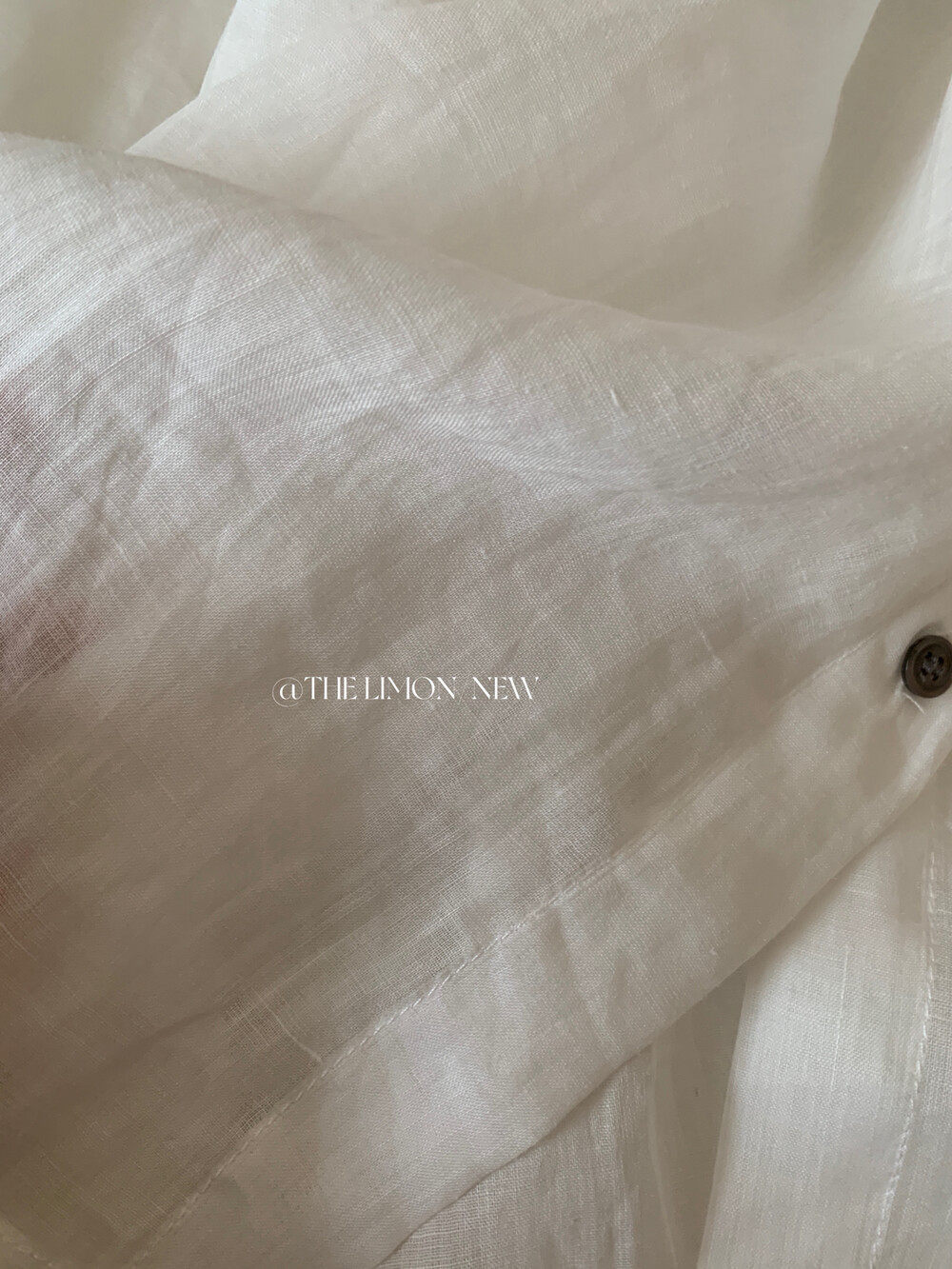 Áo sơ mi nữ linen tay dài cổ bẻ phong cách thư giãn — Xanh đen, xanh lam, Màu cà phê, màu hồng chi tiết 9