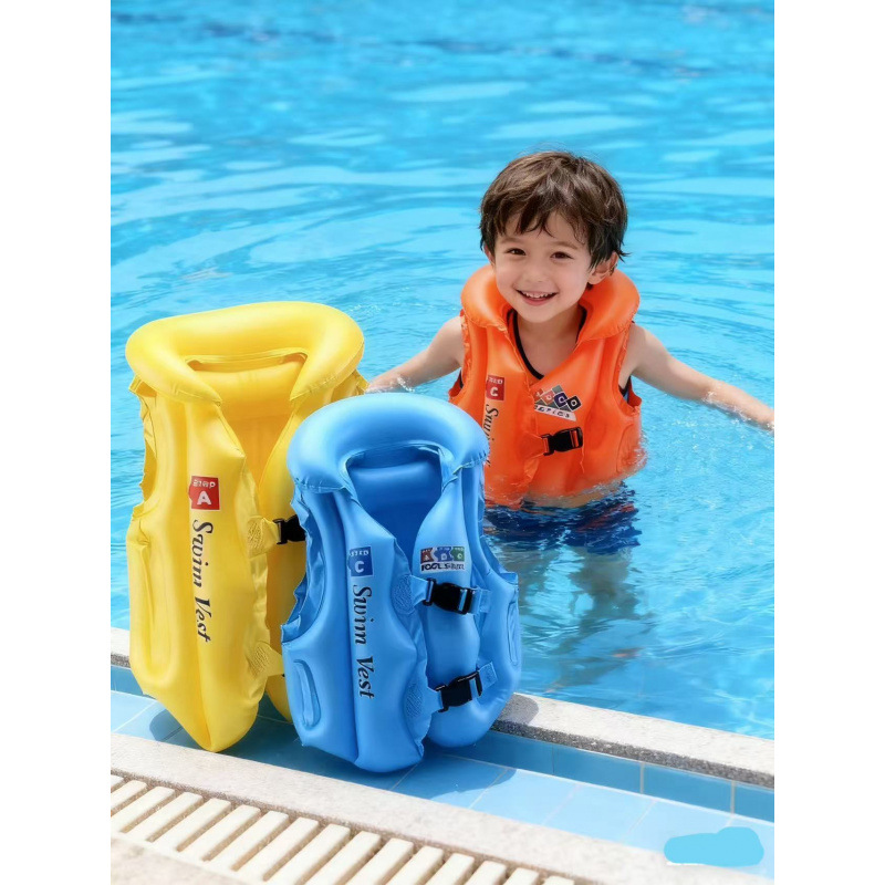 Inflatable children's swimwear PVC