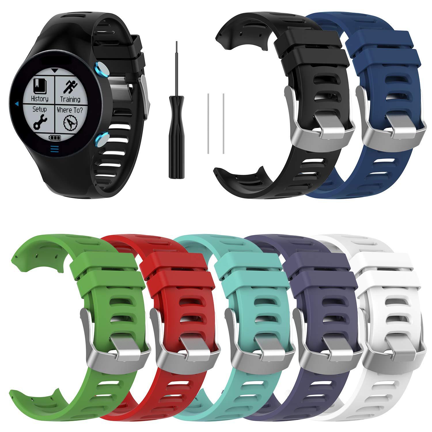 For Jiaming Forerunner 610 Silicone Strap Garmin 610 Sports Wristband Breathable