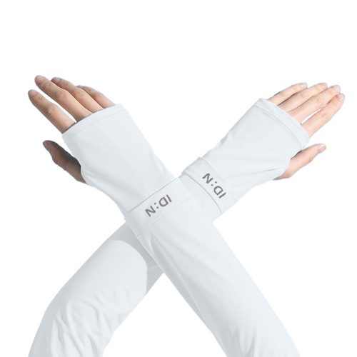 Summer sunscreen ice silk sleeves for women's breathable sports outdoor cycling 2025 new style light sunscreen and ultraviolet protection