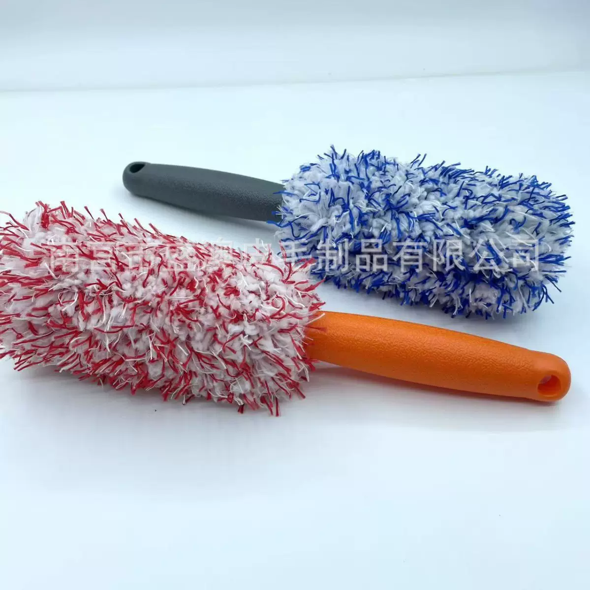 美容洗车用品 超细纤维长柄轮胎刷子 清洁长毛绒轮胎刷轮毂刷批发