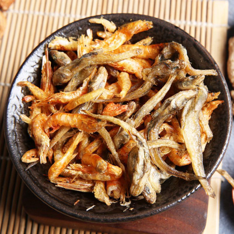 작은물고기와 말린새우 혼합팩 250g [깨끗하고 모래없음]