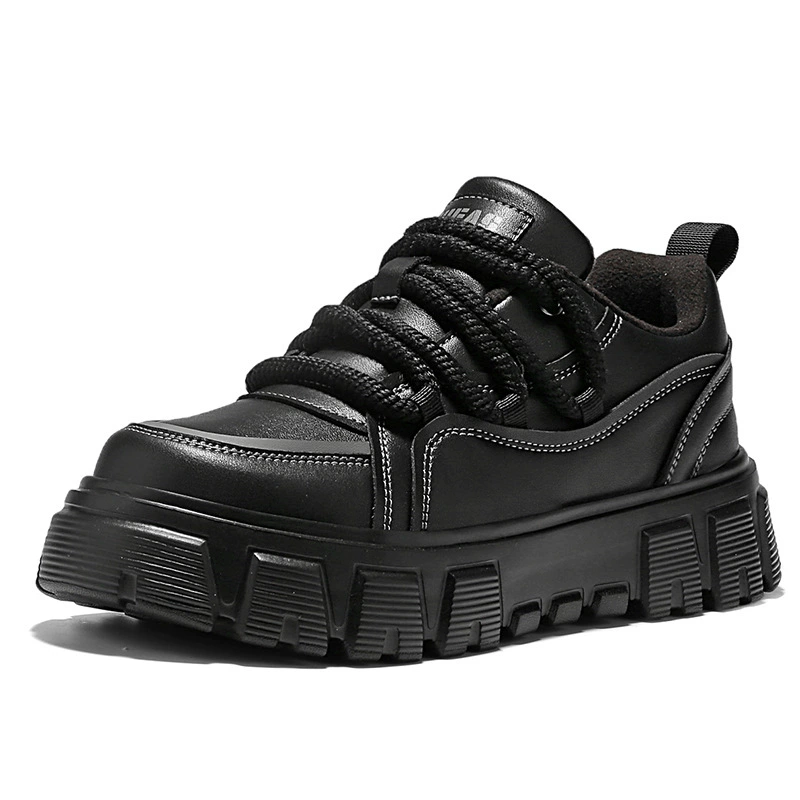 V481 зимняя новая мужская обувь корейская мода универсальная повседневная мужская доска обувь удобная толстая подошва для увеличения мужской обуви