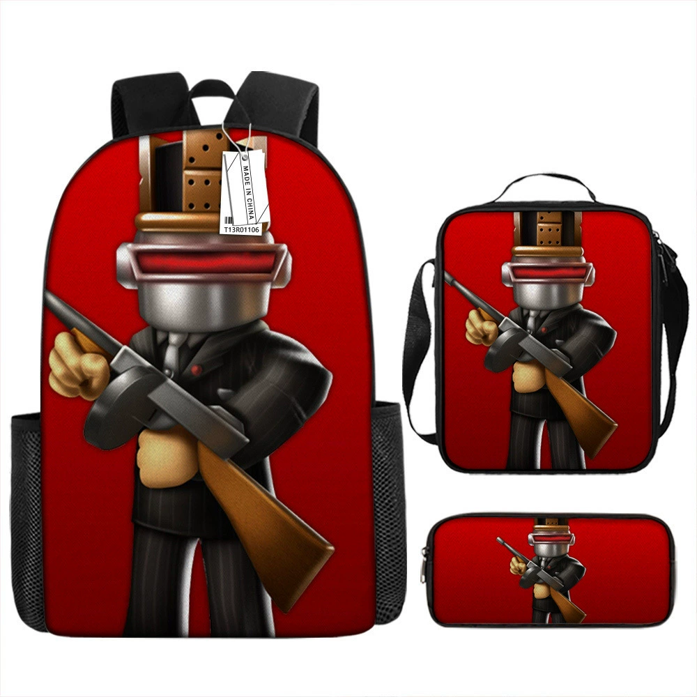 Граница-сквозной новый продукт Roblox виртуальный мир мультфильм начальная школа студент Roblox лёгкий вместительный рюкзак
