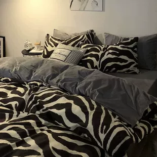 Bed Linen Set, Student/internet-celebrity Style, 3–4 Piece, Multiple Patterns, 1.2–2.4 m