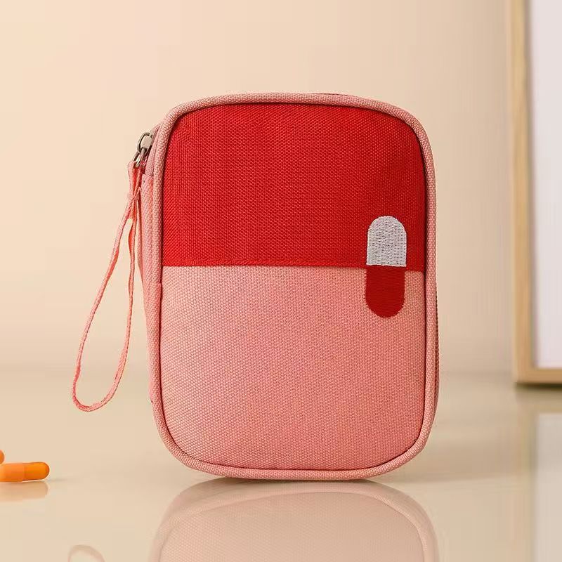 Medizinische Notfalltasche zur Seuchenverhütung, tragbar, für Zuhause und Internat, Aufbewahrungsbox für Medikamente, großvolumige medizinische Notfalltasche, Insulinbox