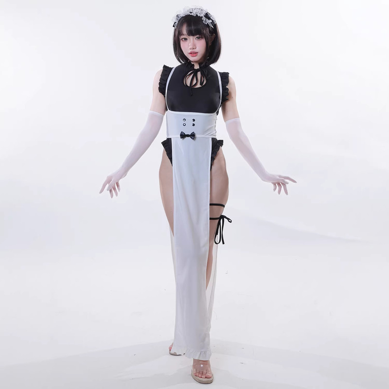Original fun two-dimensional COS maid long role-playing mother pure desire cute sexy animation opening suit
