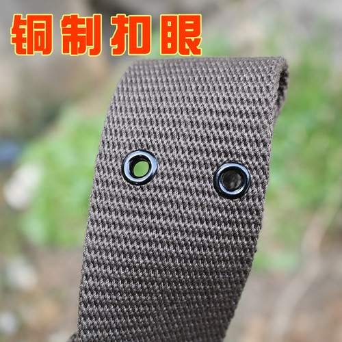 Woven outer belt security belt cloth belt canvas polyester cotton student military training special training belt tactical labor protection