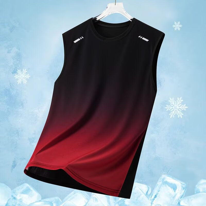 Trajes deportivos para hombres hielo veloz ropa seca camiseta de fitness correr mangas cortas pantalones cortos trajes de entrenamiento fábrica transfronteriza al por mayor