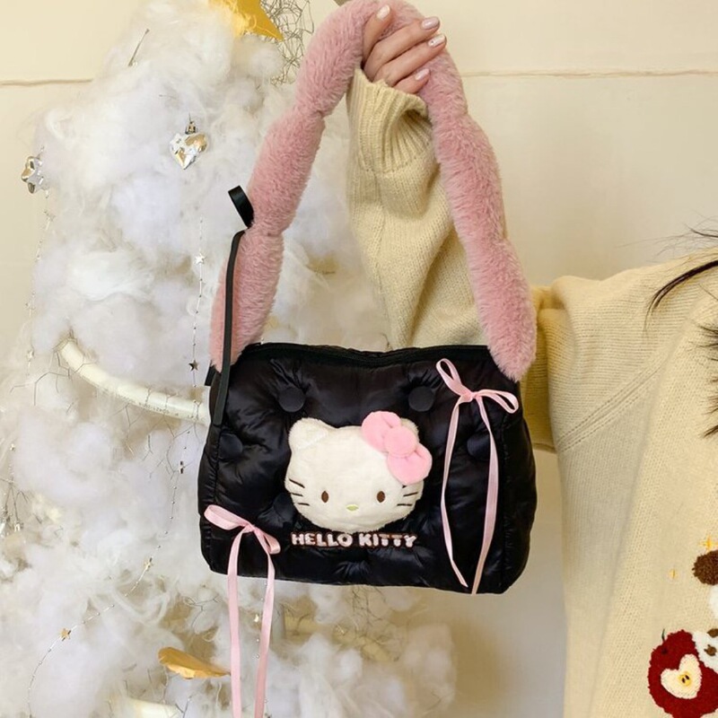 卡通凯蒂猫出街少女单肩包2025新款个性甜美百搭单肩包收纳包|undefined