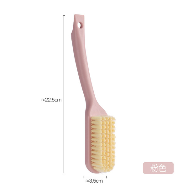 Household Long-Handled Shoe Brush Can Be Hung Plastic Shoe Washing Brush Multi-Functional Plain Cleaning Brush Does Not Damage Shoes Soft-Bristled Cleaning Brush