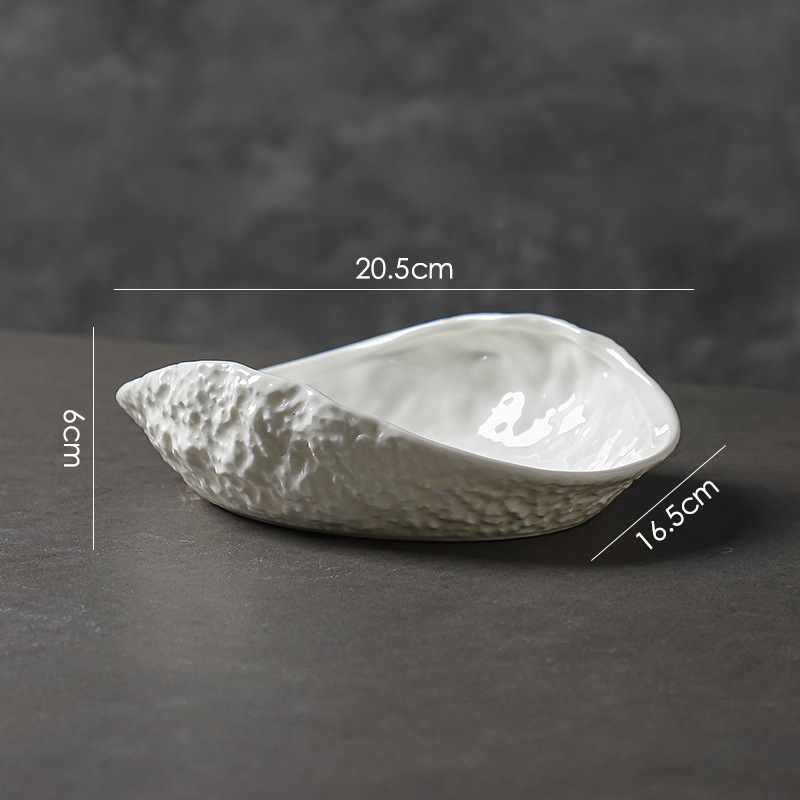 8inch 락쉘 수프 접시 (화이트)