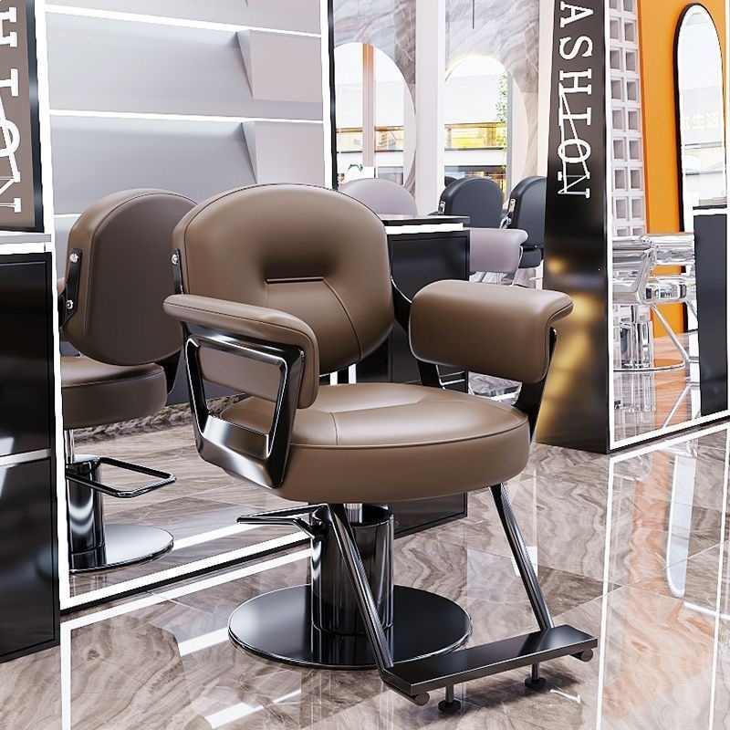 Barbería en línea silla de peluquería 26 sillas salón de peluquería especial barbería de moda nueva silla de corte de cabello de alta gama
