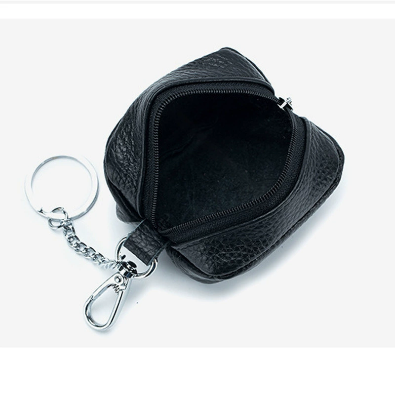 Capacious key bag, shoulder bag, cute universal small bag, fashionable storage system, genuine leather
