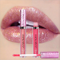 Cross-border exclusive supply of handaiyan Han Daiyan brand pearlescent lip glaze diamond moisturizing lip gloss water shiny lip gloss