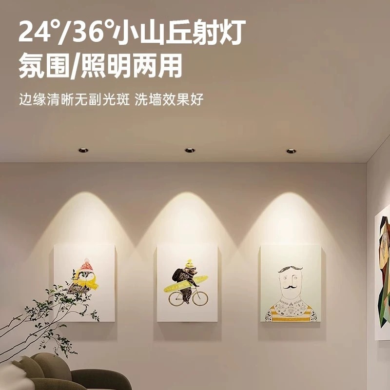 ハイエンドの肌感ledスポットライトにはめ込み式の防眩しさがあります。|undefined