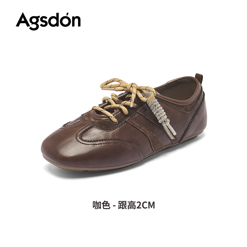 Zapatos de entrenamiento de ballet para mujeres 2025 nuevos deportes de otoño zapatos blancos ligeros zapatos de carreras planas