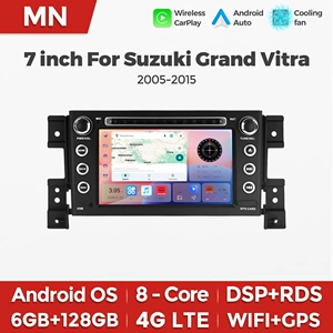 7 düym Suzuki Grand Vitara 05-15 Super Vitara Android Ağıllı Naviqasiya üçün