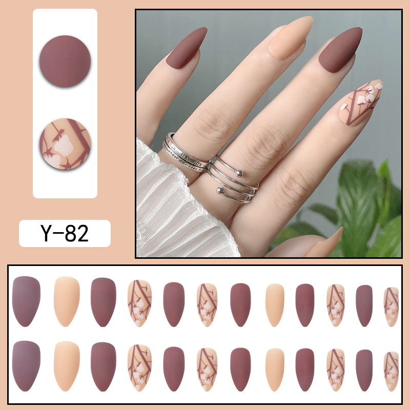 Simple Style Gradient Color Plastic Nail Patches 1 Set display picture 2