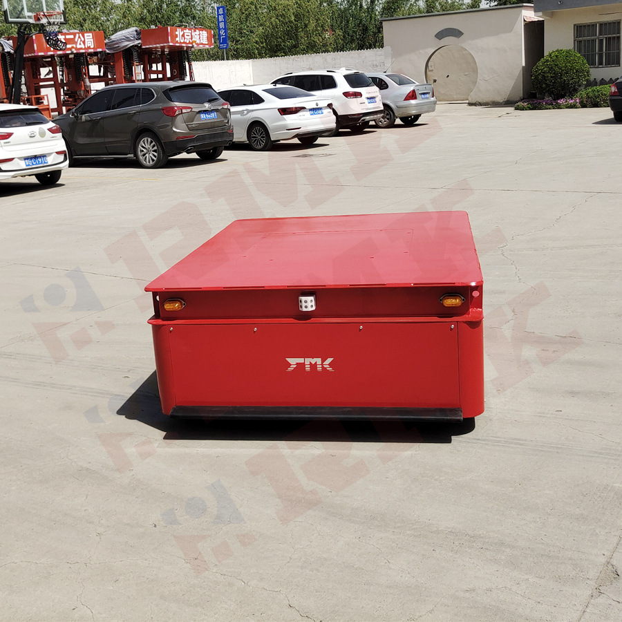 钢包渣平板无轨平台车无轨转运过跨移动车厂区模具包胶轮平板车