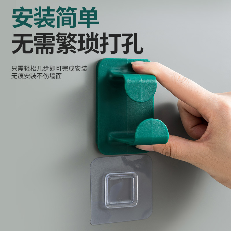穴なし洗面器フック洗面器収納多機能プラスチックフック浴室トイレ棚吊り盆神|undefined