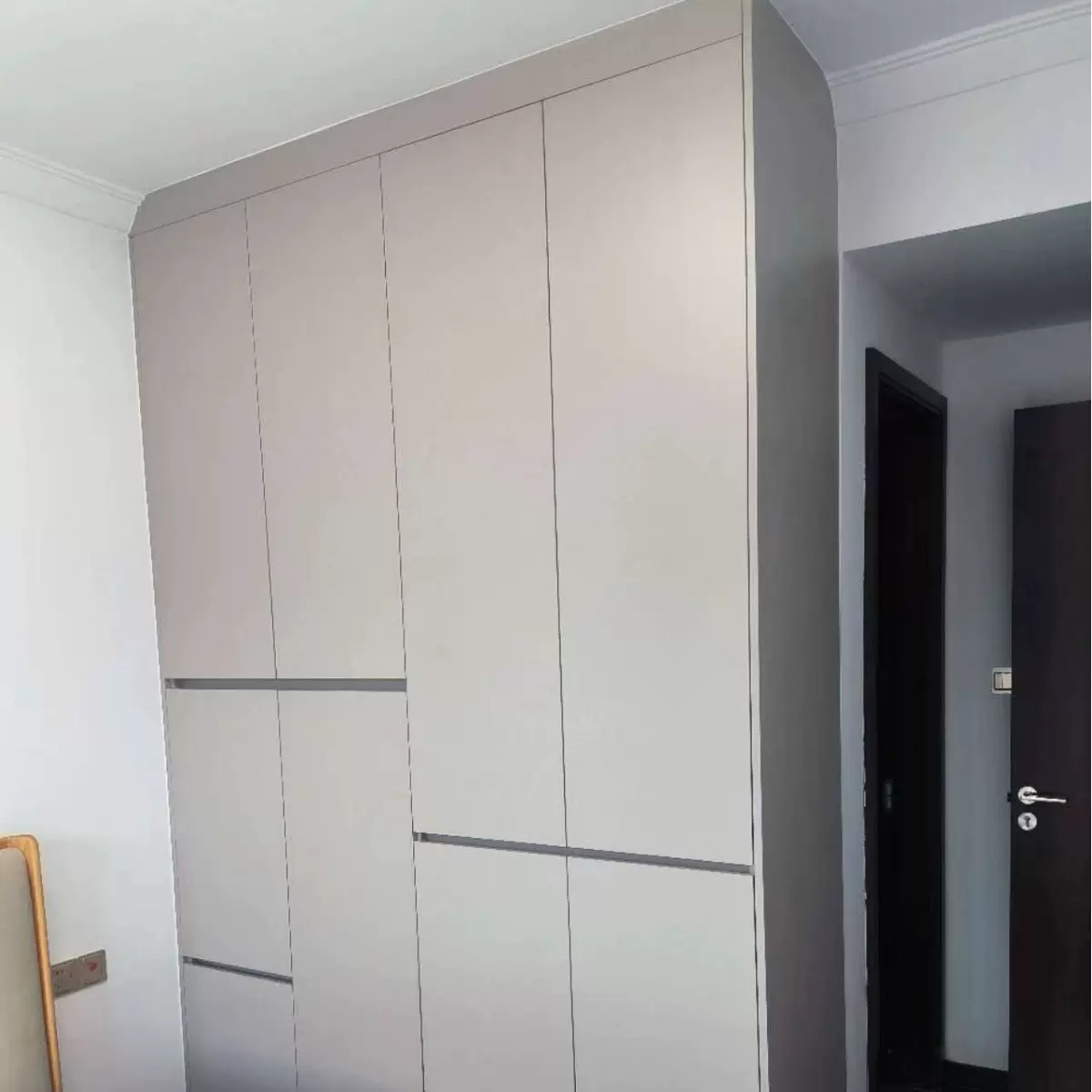 全铝合金衣柜加厚整板衣帽间家具卧室防水防潮金属衣柜门板铝柜子